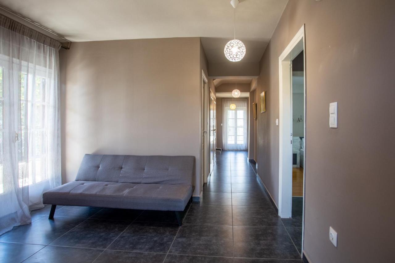 Τraditional Fully Detached Villa On A Luxurious Hillock Of Thessaloniki With Its Own Garden Also For Family & Wedding Gatherings For 10 To 25 People Only 15 Minutes From Airport Kültér fotó